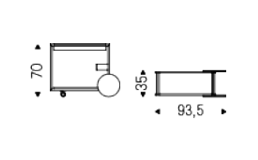 Cattelan Italia Brandy Trolley