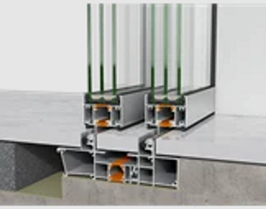 Alumil Minimal Sliding Insulated System Supreme S650 Phos