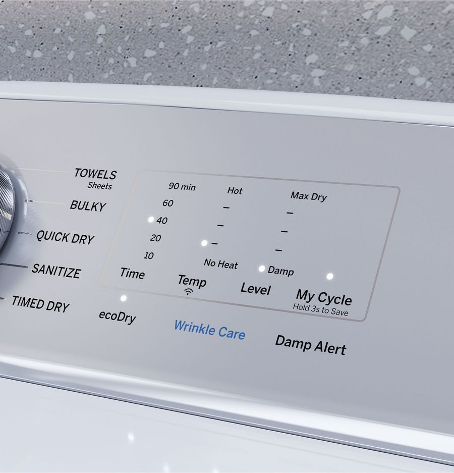 GE Appliances GE Profile™ ENERGY STAR® 7.4 cu. ft. Capacity aluminized alloy drum Gas Dryer