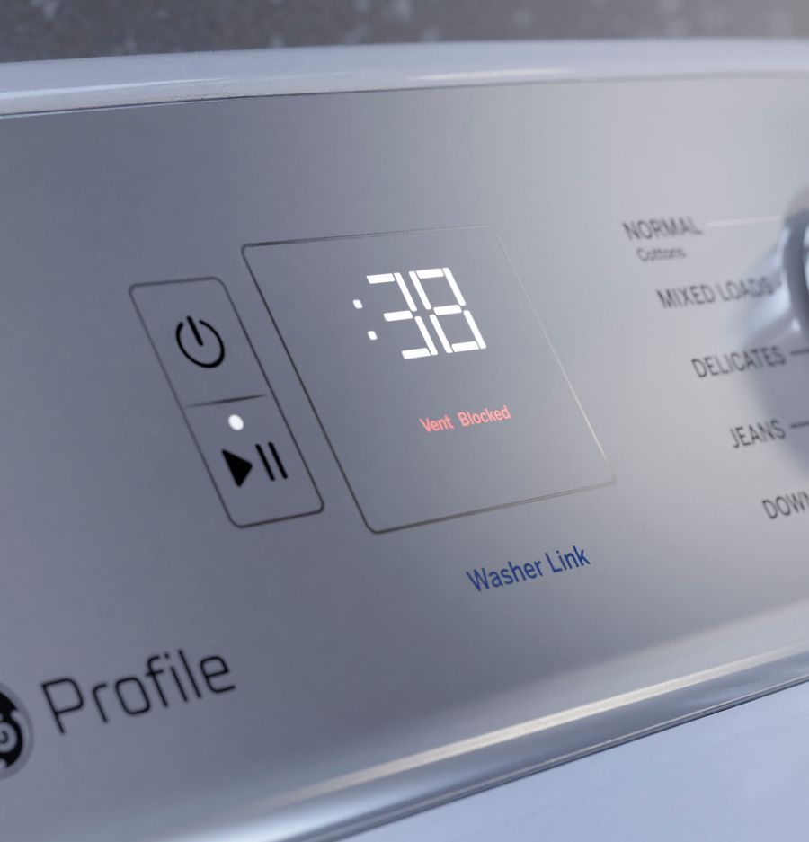 GE Appliances GE Profile™ ENERGY STAR® 7.4 cu. ft. Capacity aluminized alloy drum Gas Dryer