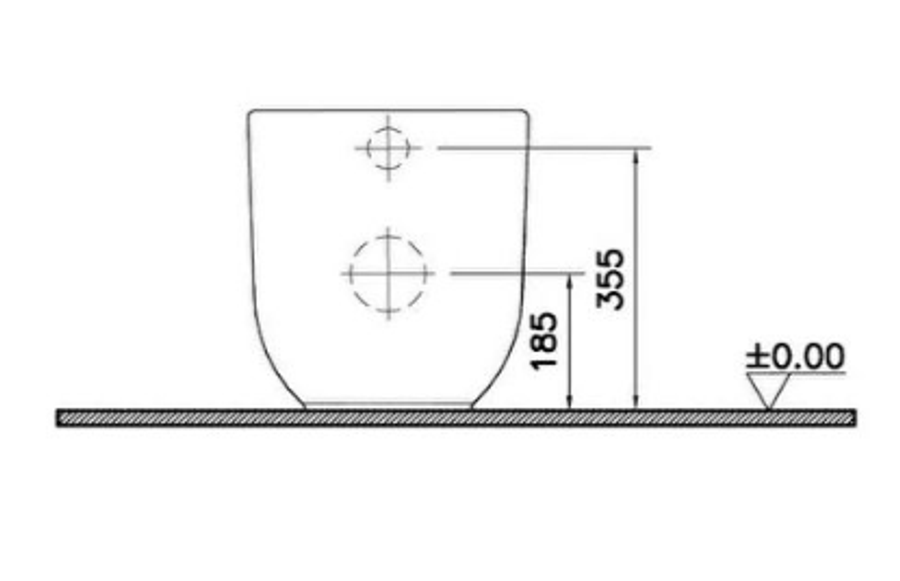 Vitra Liquid Rim-ex Floor-standing Wc Toilet