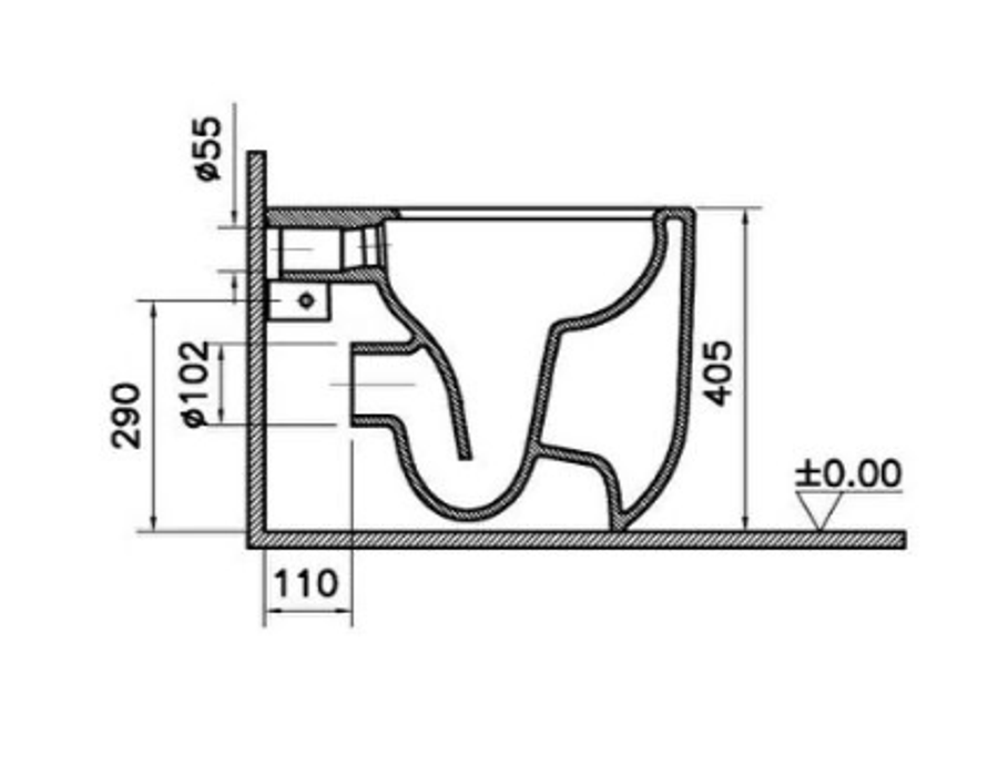Vitra Liquid Rim-ex Floor-standing Wc Toilet