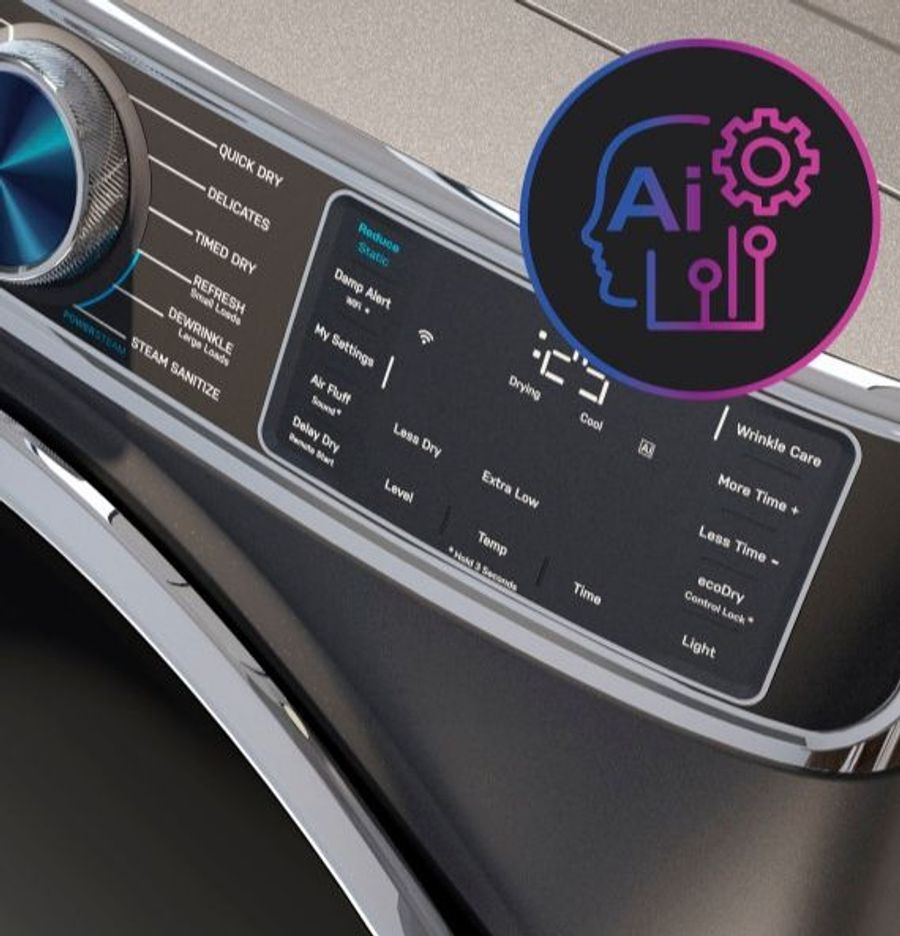 Geappliances GE Profile™ ENERGY STAR® 7.8 cu. ft. Capacity Smart Front Load Gas Dryer
