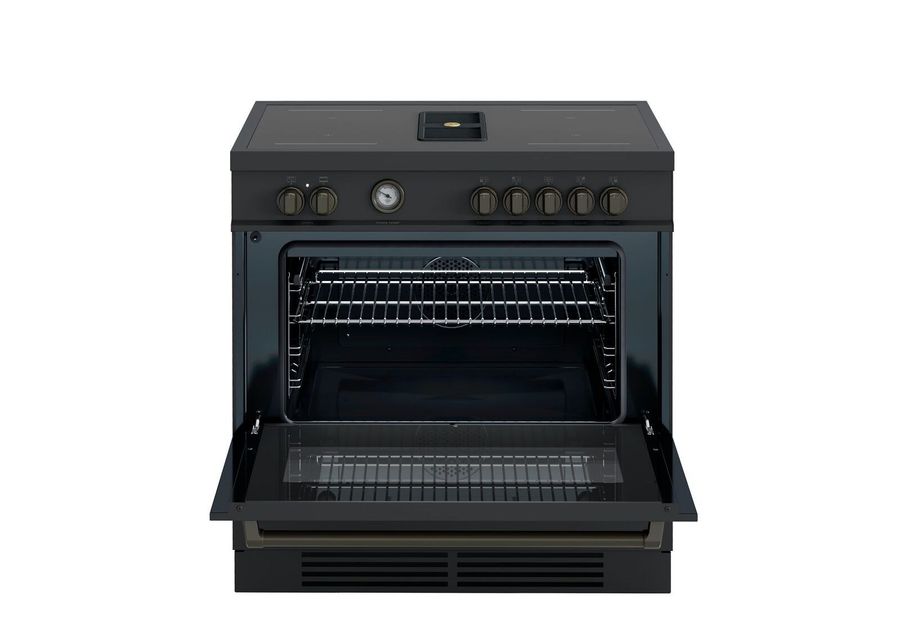 Bertazzoni 90 Cm Air-tec Cooker With Induction Top And Integrated Hood, Electronic Oven