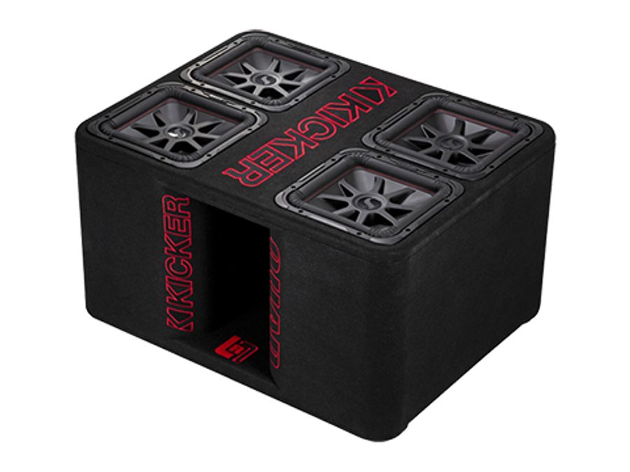 Kicker QUAD 12" L7R 2-Ohm Enclosure