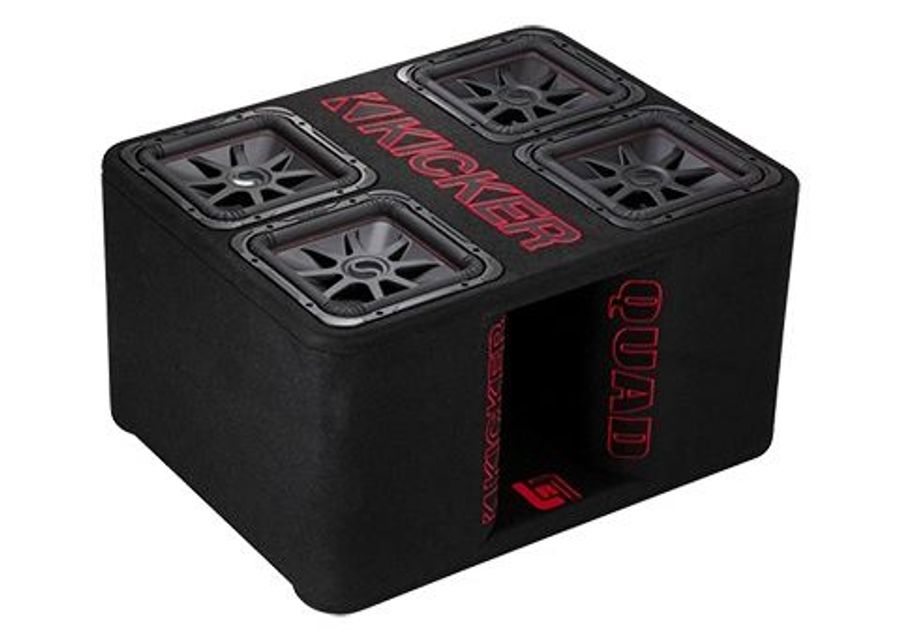 Kicker QUAD 12" L7R 2-Ohm Enclosure