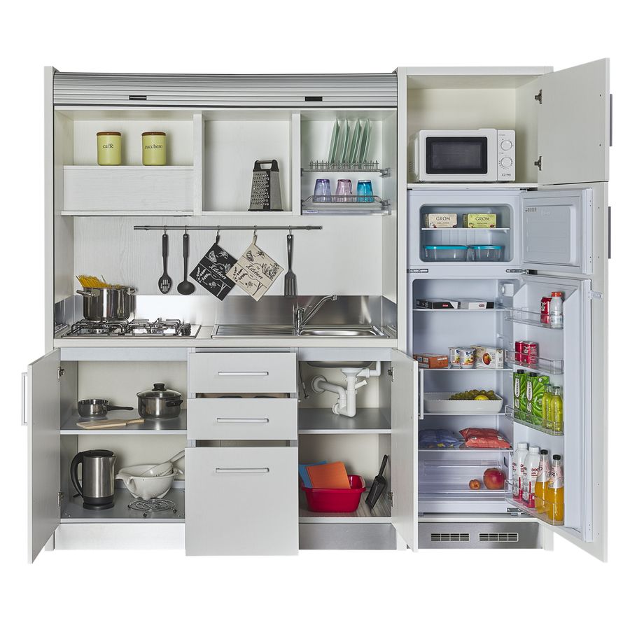 Mobilspazio K-120 Mini Kitchen With Shutter