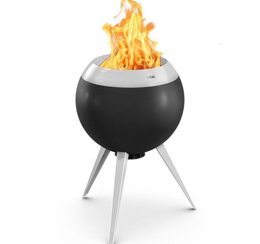 Hofats Moon 55 Fire Basket With High And Low Stand