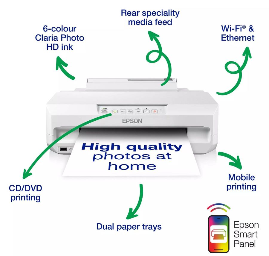 Epson Expression Photo XP-65 A4 Wireless Inkjet Printer