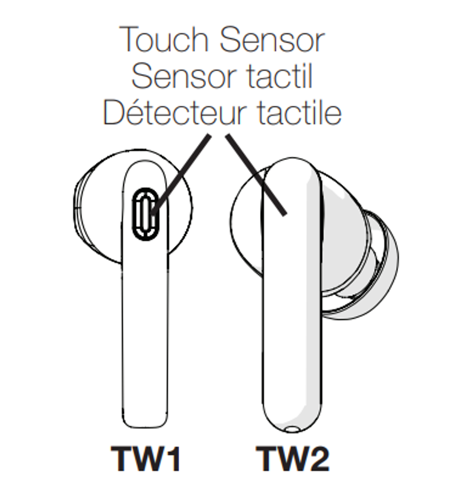 Kicker TW2 True Wireless Bluetooth® Earbuds