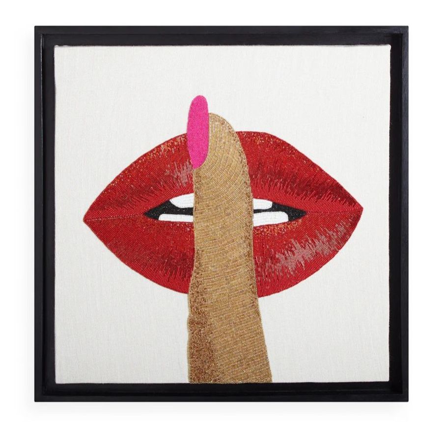 Jonathan Adler Hush Beaded Art