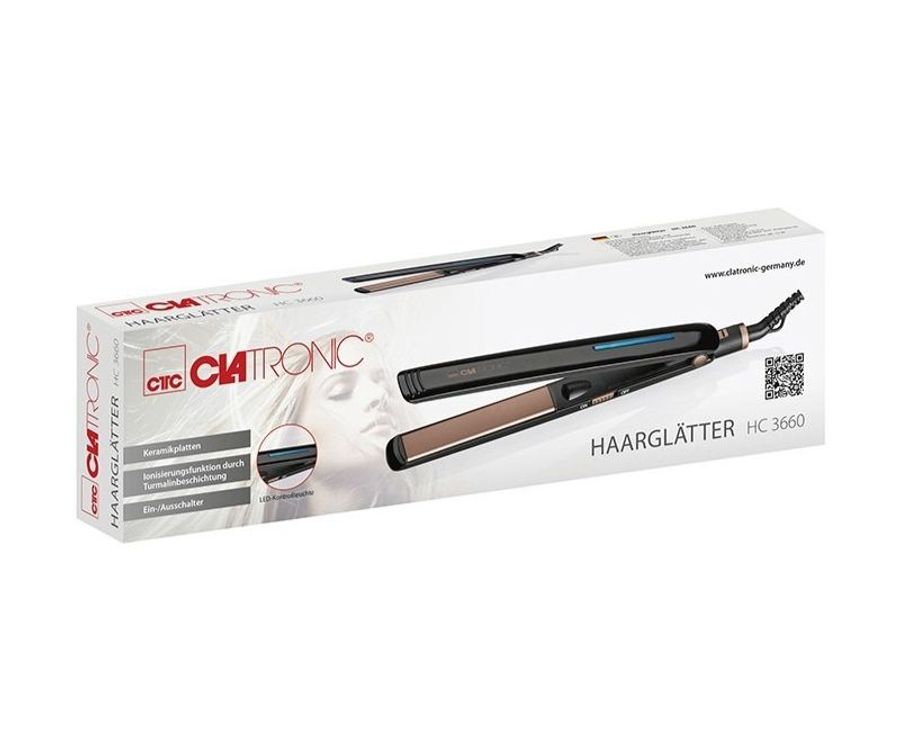 Bomann Hair Straightener Clatronic Hc 3660 Black/copper