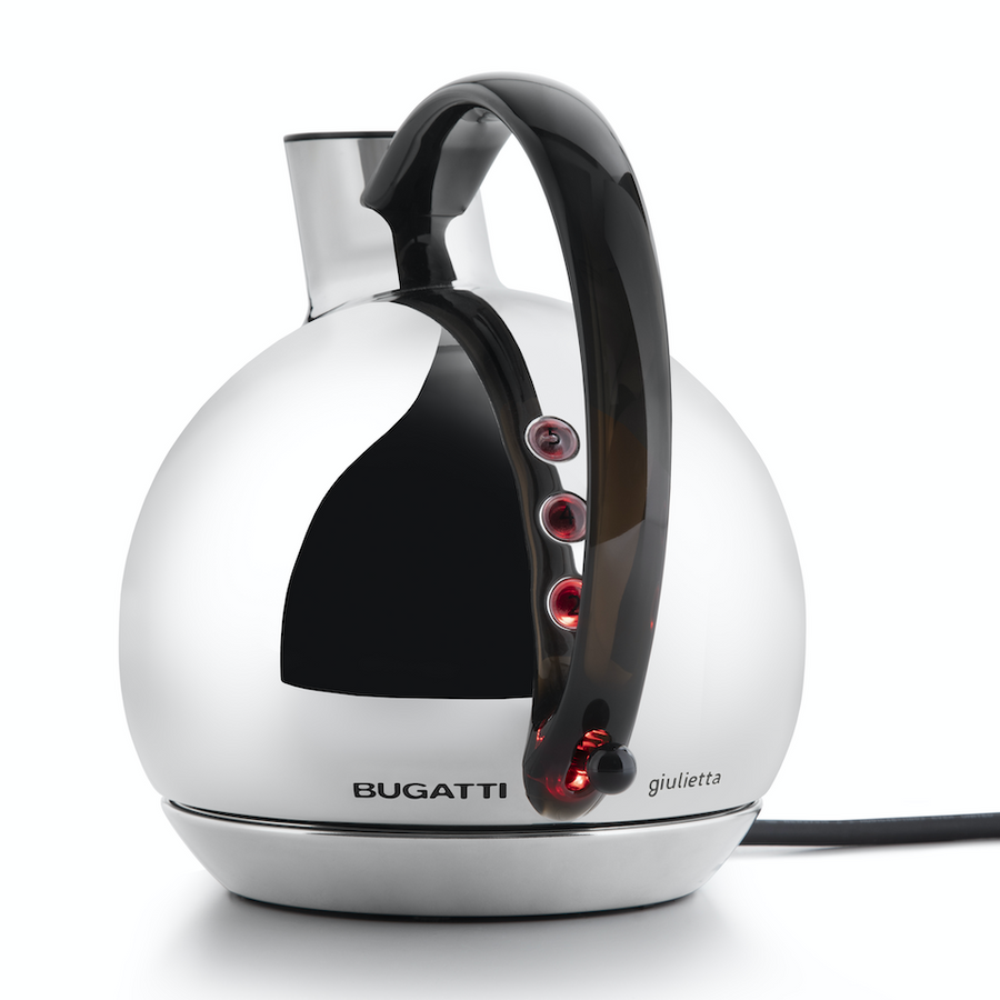 Bugatti Giulietta Electrical Kettle Colour Steel - Finish Plain