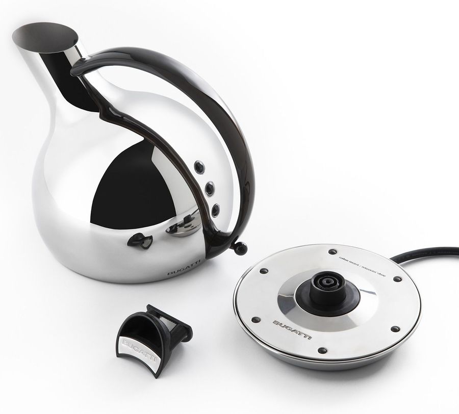 Bugatti Giulietta Electrical Kettle Colour Steel - Finish Plain