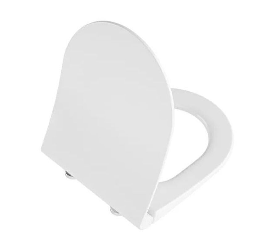 Vitra Universal White Soft-Closing Toilet Seat, Slim - Round