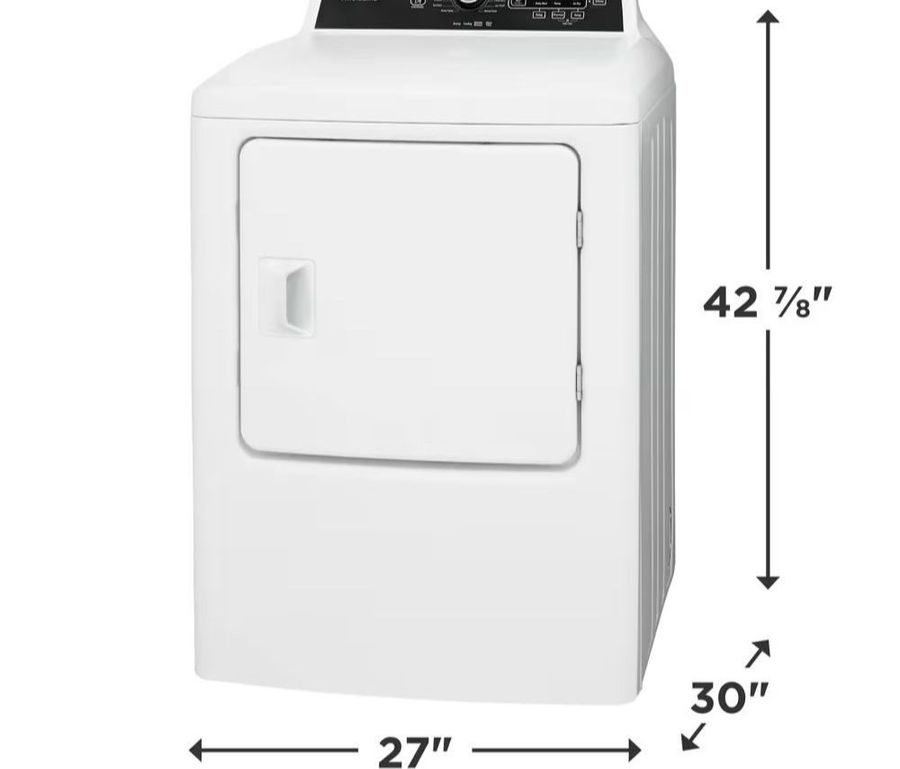 Frigidaire 6.7 Cu. Ft. Free Standing Gas Dryer