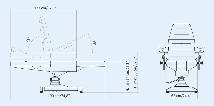 Lemimd Hydrogyno Chairs For Gynecology