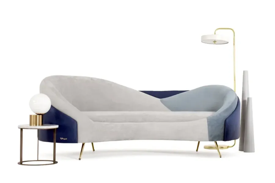 Able Amanda Curved Sofa