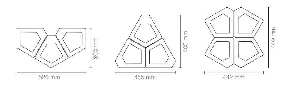 Trece Kite Mini Recycling Units And Waste Bins