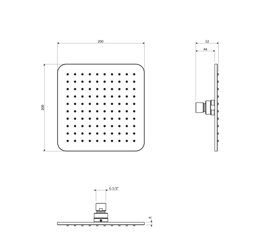 Omnires Slimline Shower heads