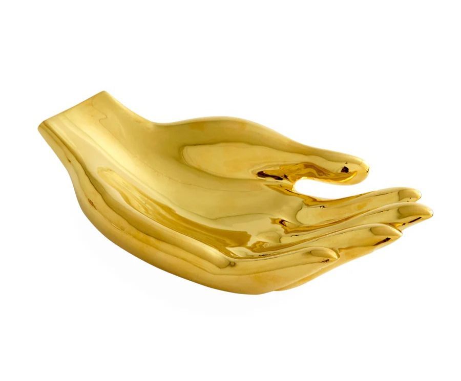 Jonathan Adler Brass Hand Bowl