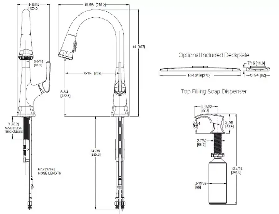 Pfister Faucets Ridgeline Kitchen Taps
