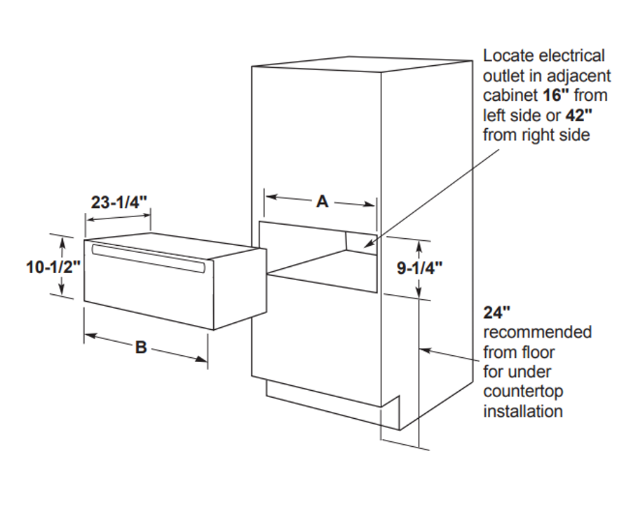 Ge Appliances GE Profile™ 27" Warming Drawer
