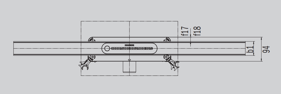 Kaldewei Flowline Zero 900 Mod.2400 Shower Channel
