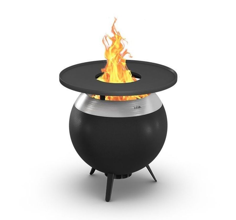 Hofats Moon 55 Plancha Bbq Set Low Fire Basket