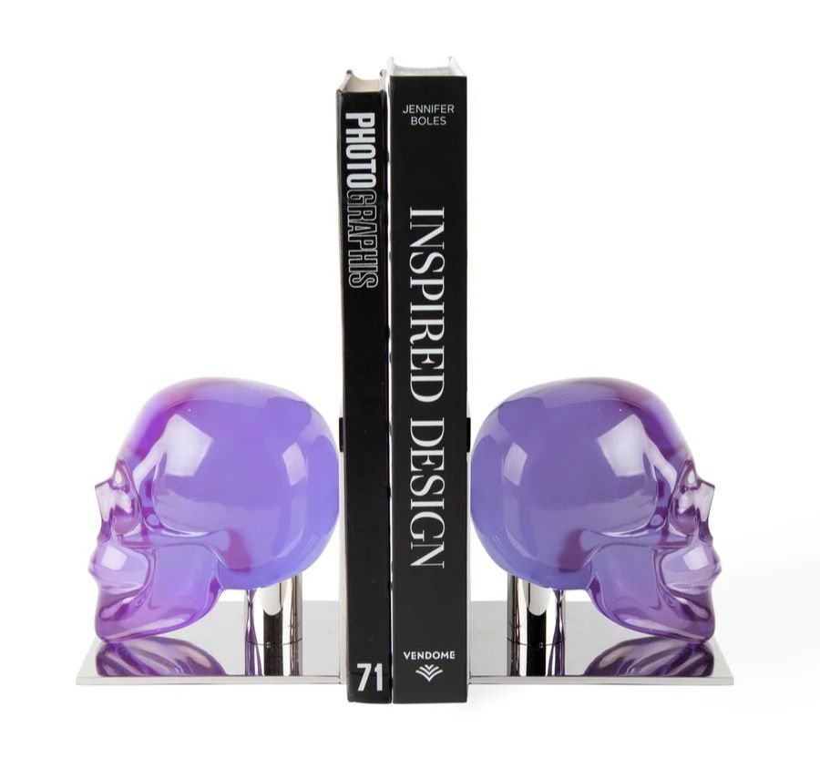 Jonathanadler Skull Bookends