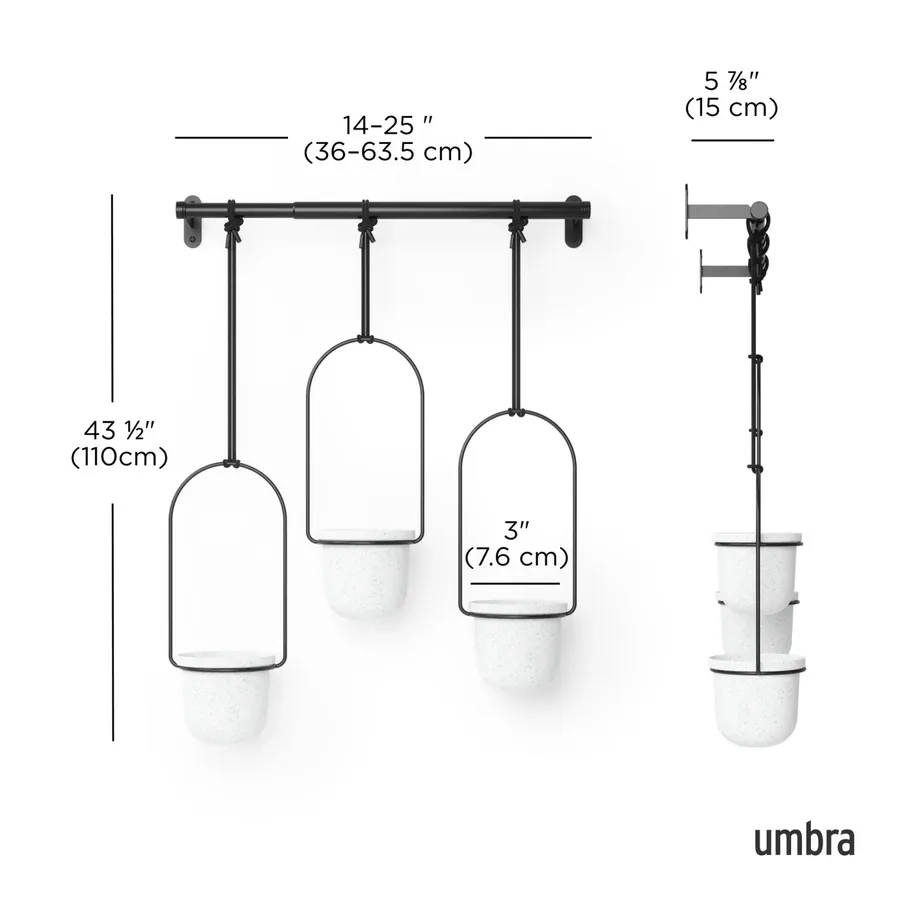 Umbra Triflora-hanging-planter