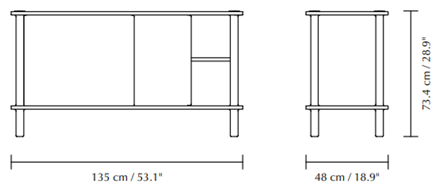 umage Italic Sideboard