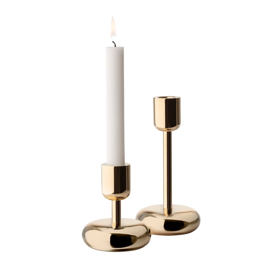Iittala Candle Holder gift set brass 2pcs