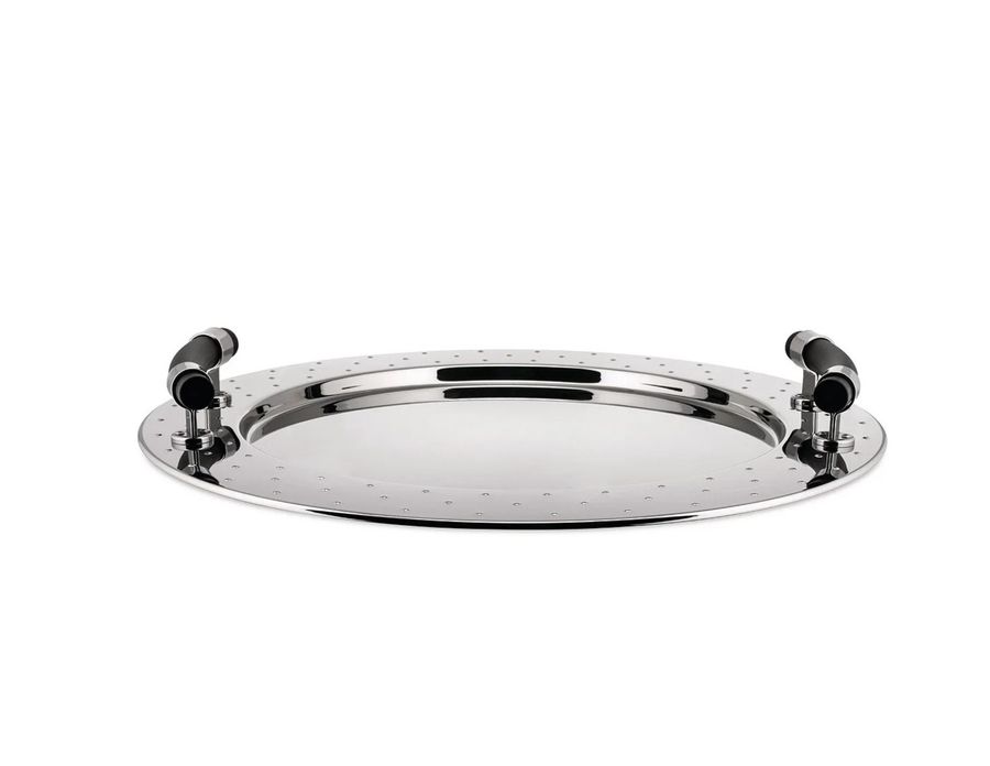Alessi Mgvass Round Tray With Handles