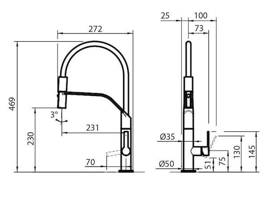 Foster Milanello Mixer Tap