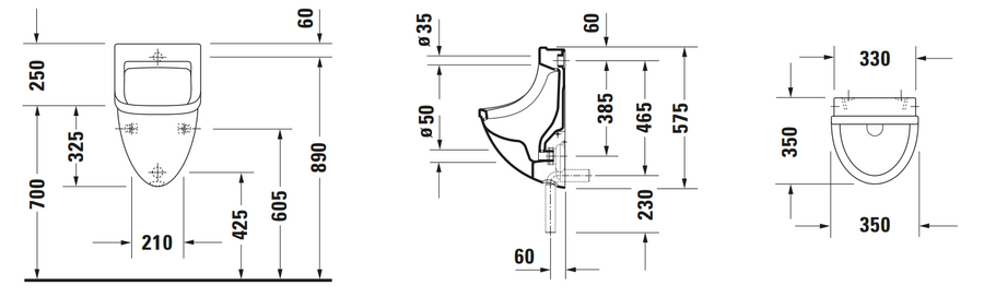 Duravit Starck 3 Urinal