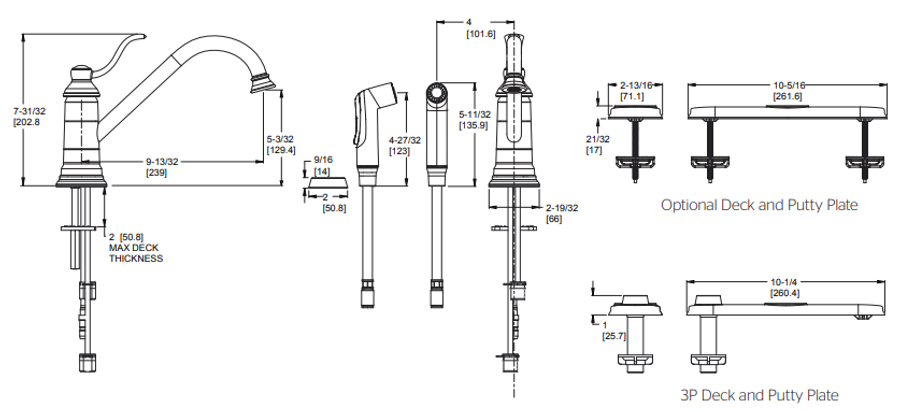 Pfister Faucets Portland 1-handle Kitchen Faucet
