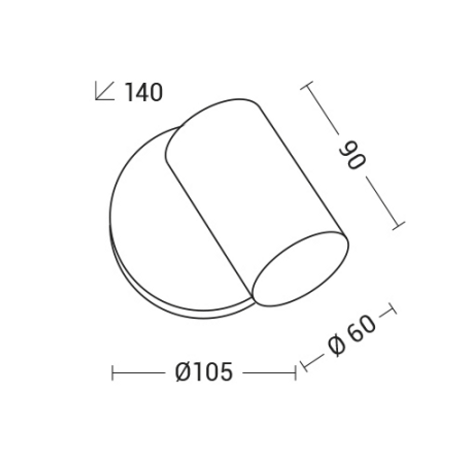 Rossinigroup Rod – Gu10 Wall Lamp