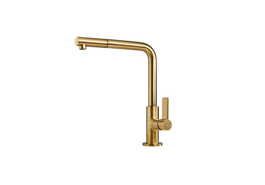 Fosterspa Vela Plus Gold Satin Mixer Taps