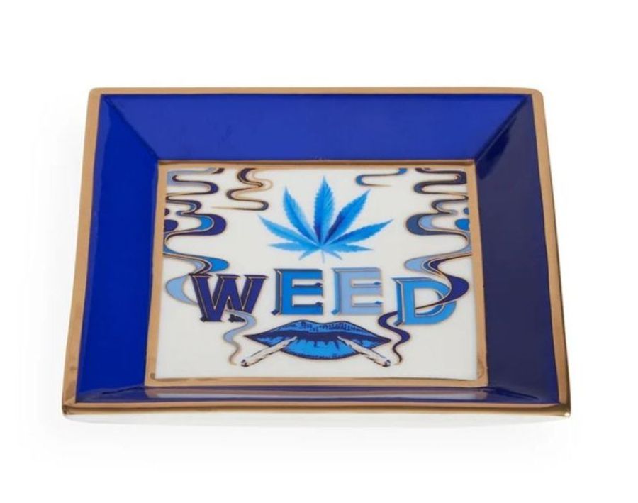 jonathan adler Druggist Weed Square Tray
