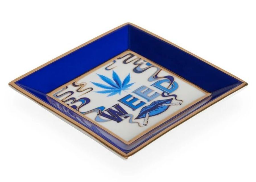 jonathan adler Druggist Weed Square Tray
