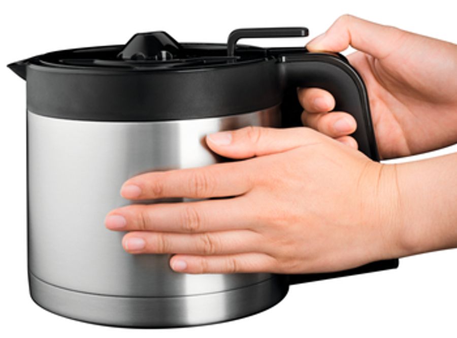 krupsusa 12-Cup Savoy Programmable Black Thermal Coffee Maker ET351050