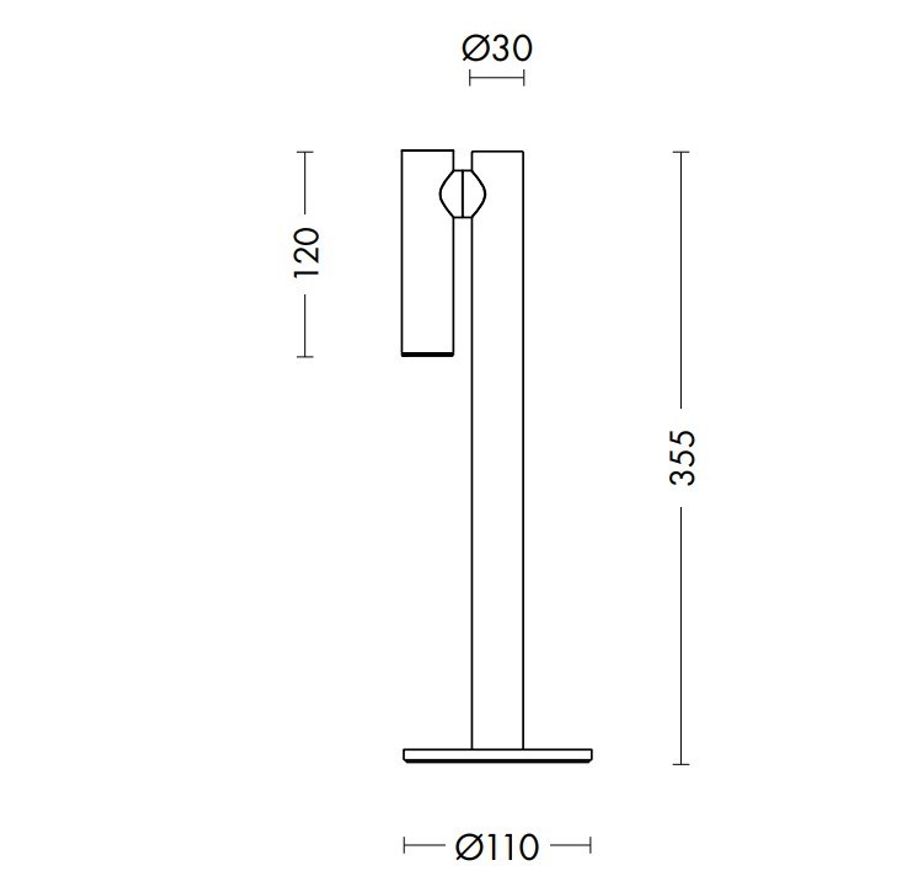 Rossinigroup Voice – White LED Portable Table Lamp