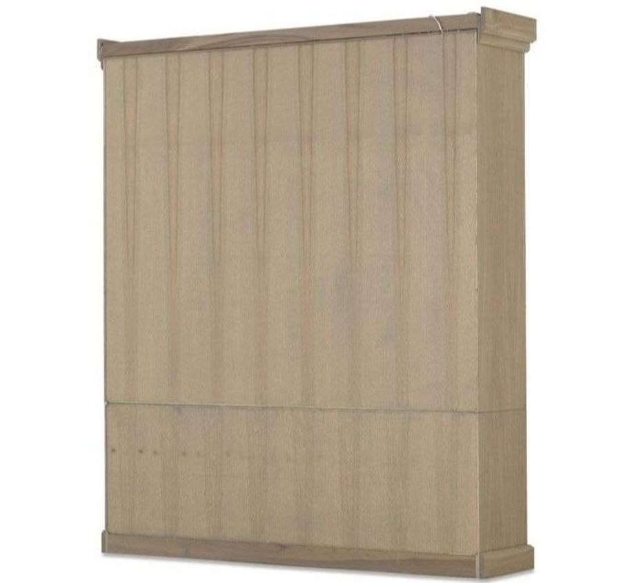 Flamant Iron Jason Cabinet - Weathered Oak & 3 Iron Doors