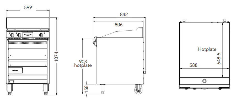 Roband Austheat Hotplate/Grill