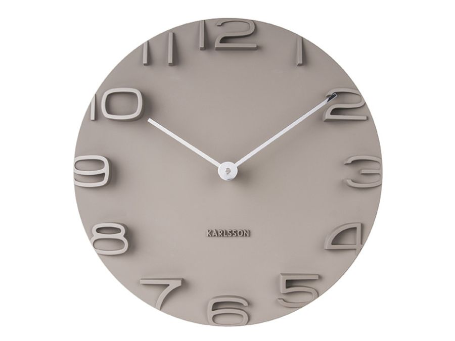 Present Time Wall Clock On The Edge