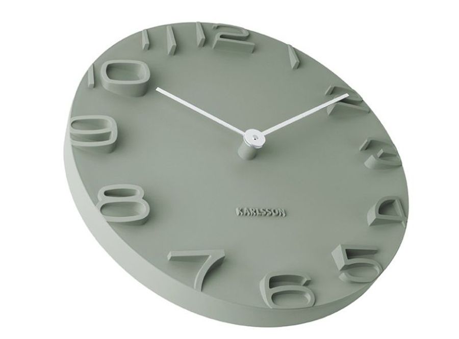 Present Time Wall Clock On The Edge