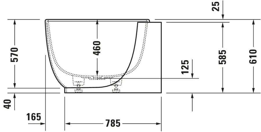 Duravit Luv Corner Bathtub