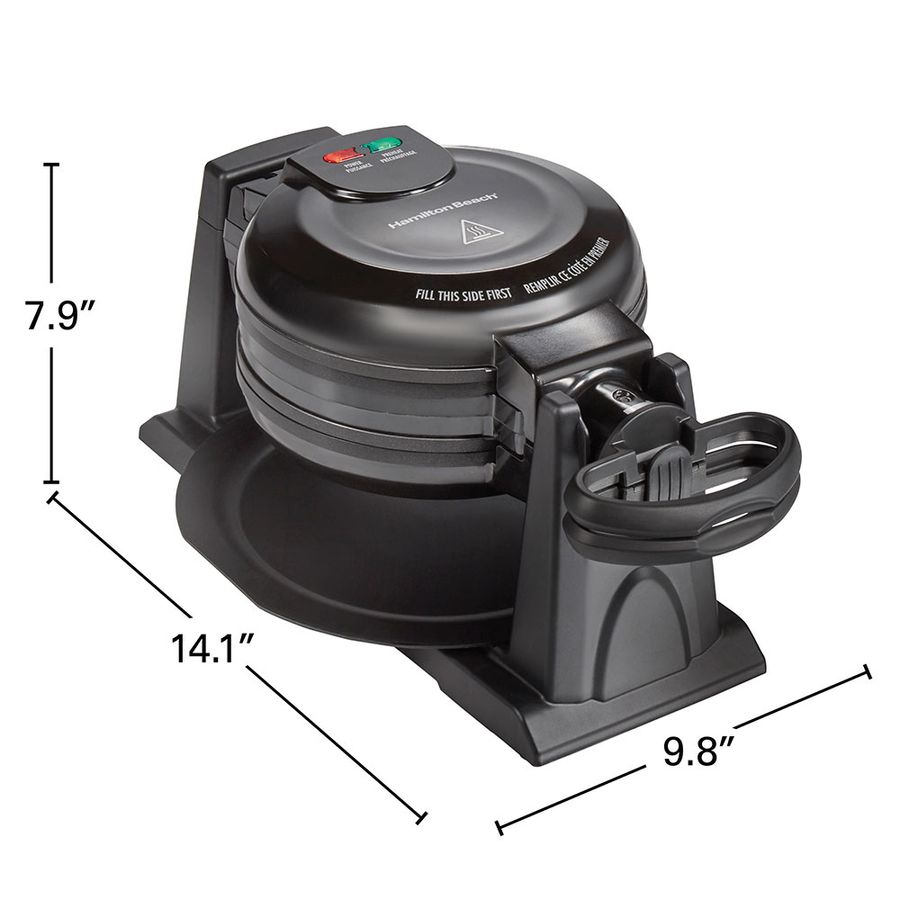 Hamiltonbeach Double Belgian Waffle Maker