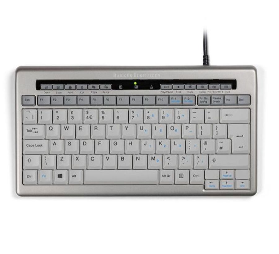 Posturite BakkerElkhuizen S-Board 840 Design USB Mini Keyboard